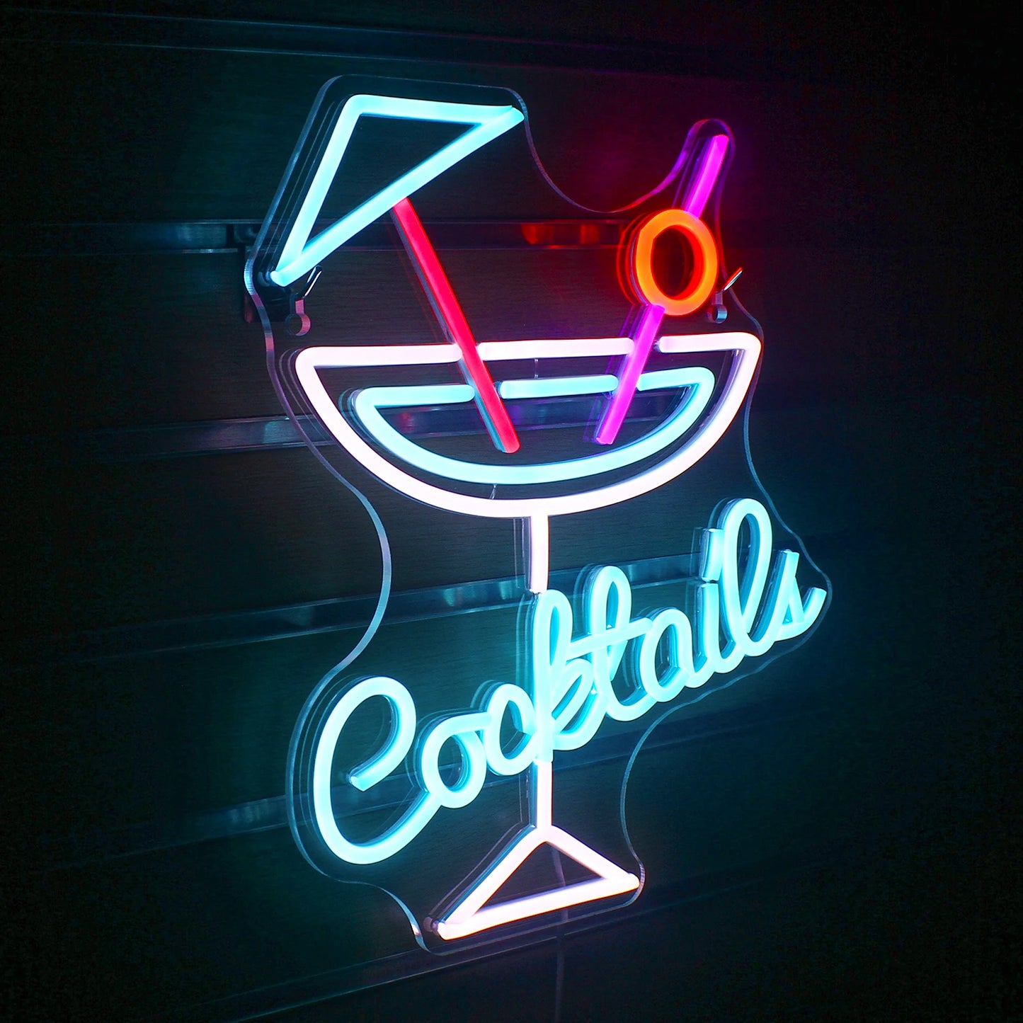 Cocktails 5V Mini USB LED Neon Sign - Budget Friendly