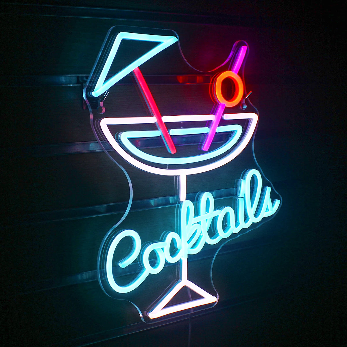 Cocktails 5V USB LED Neon Sign - Budget Friendly
