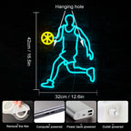 Minge de baschet – decorațiune neon LED (5 V USB)