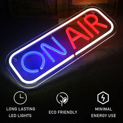 ON AIR 5V USB LED Neon Sign - Budget Friendly