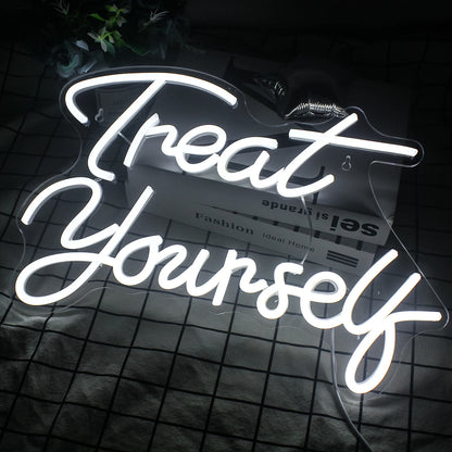 Treat Yourself 5V Mini USB LED Neon Sign - Budget Friendly