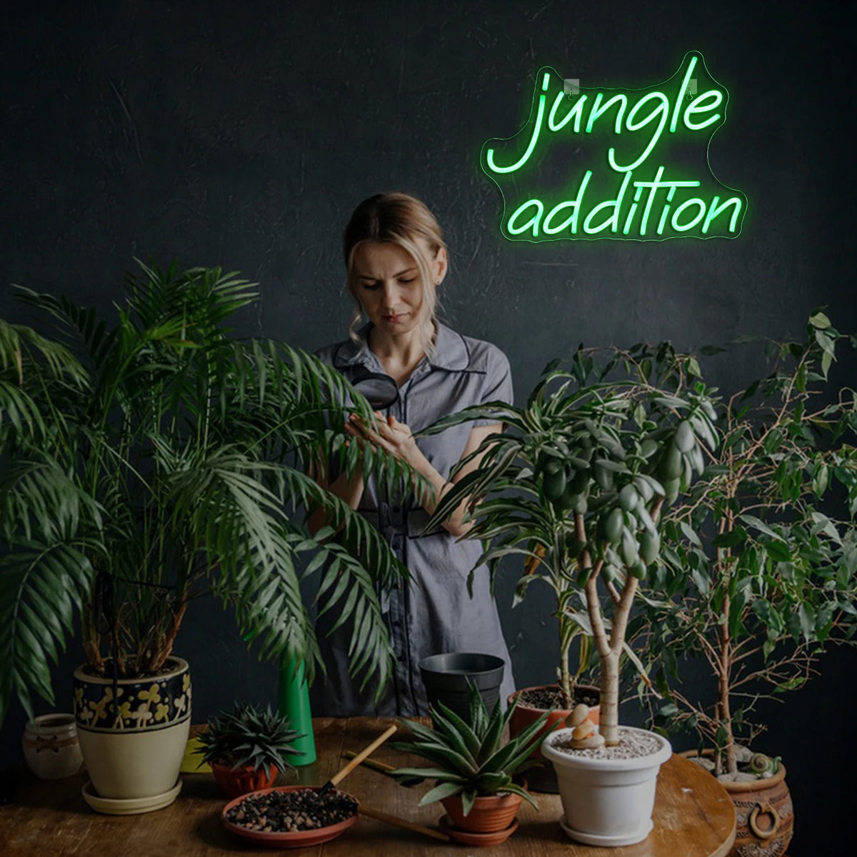 Jungle Addition – LED-lysskilt (5 V USB)