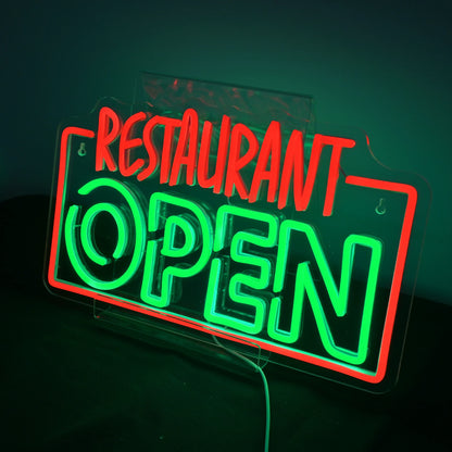 Restaurant OPEN 5V Mini USB LED Neon Sign - Budget Friendly