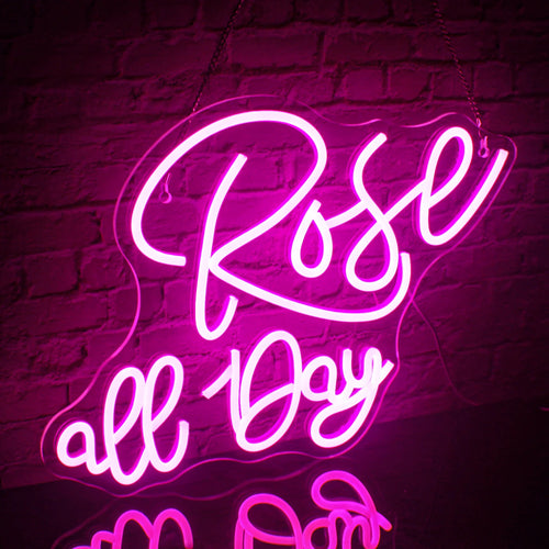 Rose all Day – insegna al neon LED (5 V USB)