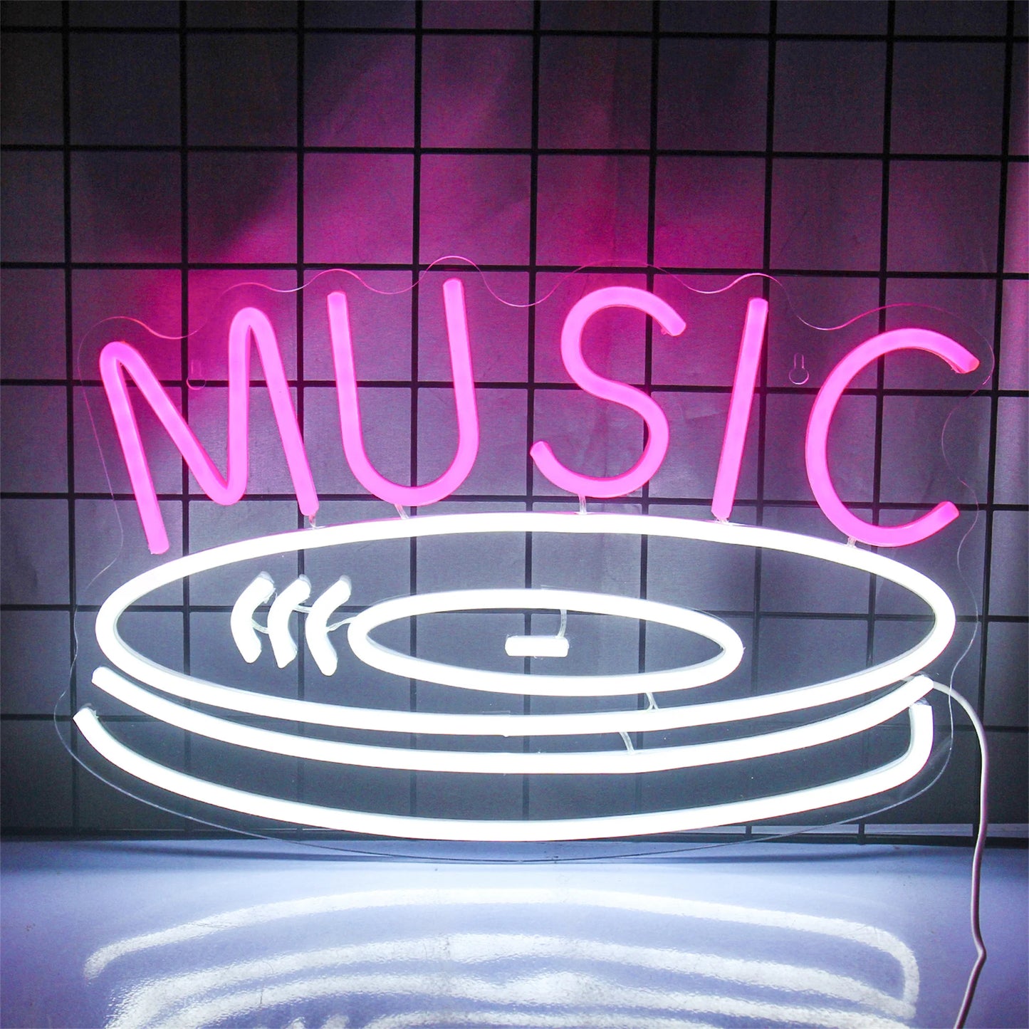 Ineonlife Music Record 5V Mini USB LED Neon Sign - Budget Friendly