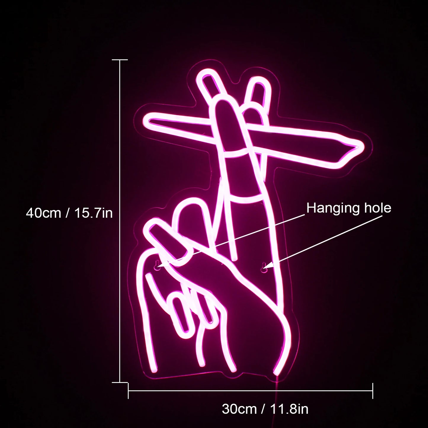 Gesture 5V Mini USB LED Neon Sign - Budget Friendly