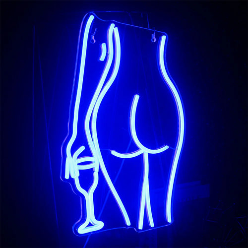 Seksi dama 5V USB LED neonski napis - cenovno ugoden 