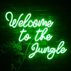 Welcome To The Jungle – světelný LED neonový nápis (5 V USB)