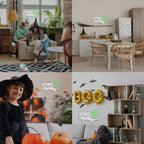 LET'S GET Spooky – Прилеп; Хелоуин – LED неонова табела (5 V USB)