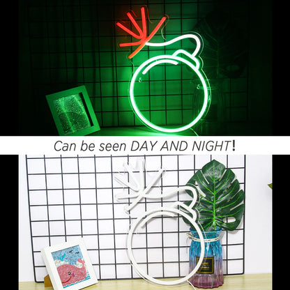 Green 5V Mini USB LED Neon Sign - Budget Friendly