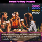 Good Food Good Mood – LED-neoonreklaam (5 V USB)