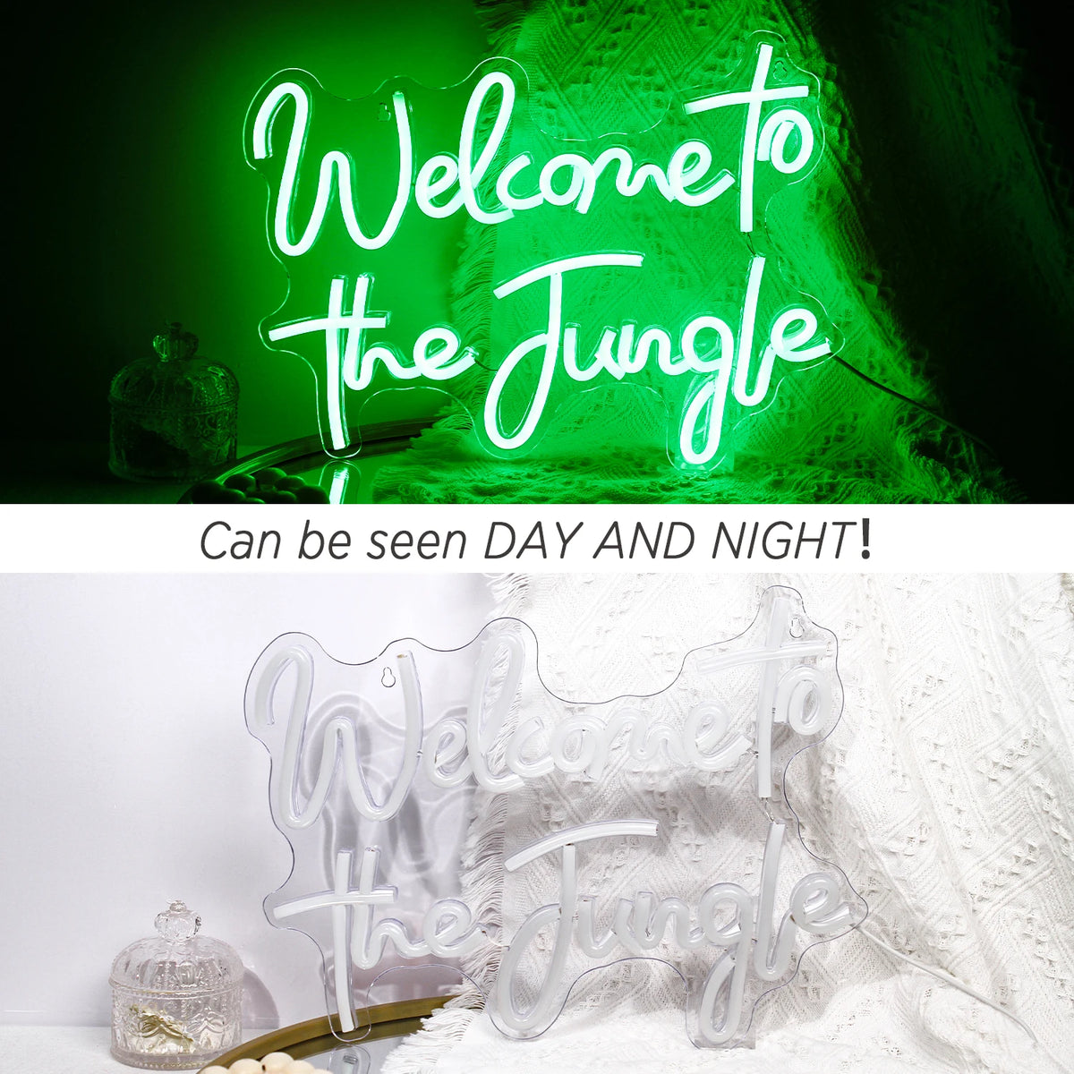 Welcome to the Jungle – néon LED (5 V USB)