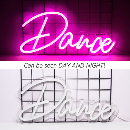 Dance 5V Mini USB LED Neon Sign - Budget Friendly