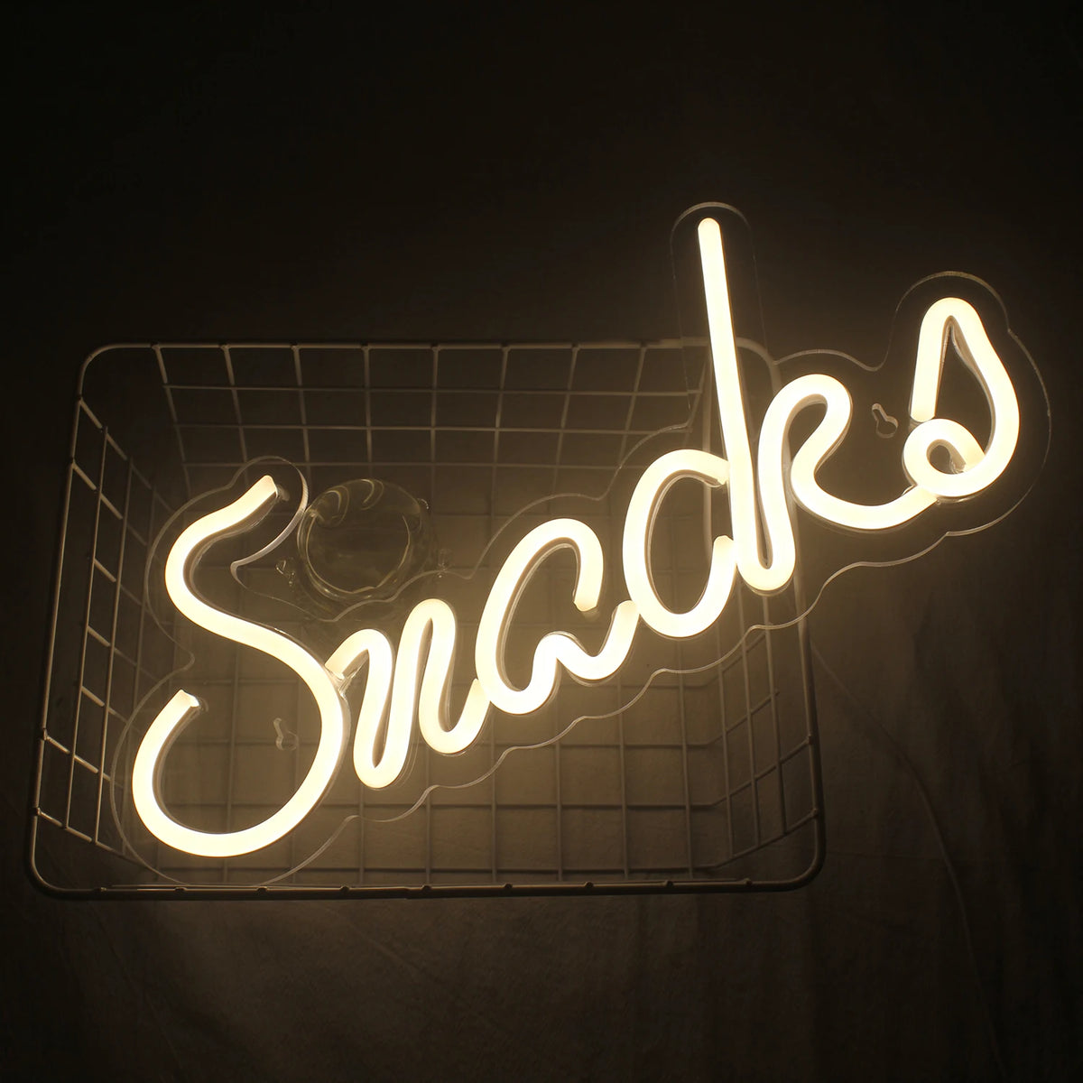 Snacks 5V USB LED Neon Sign - Budget Friendly