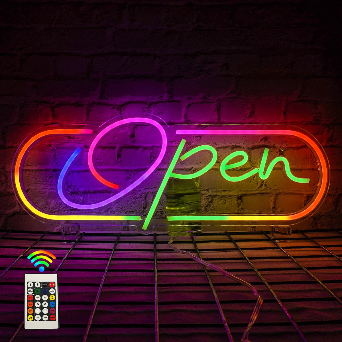 RGB Open – néon LED (5 V USB)