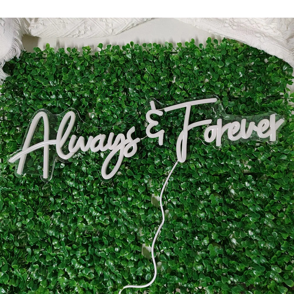 Insegna al neon LED USB Always Forever 5V - Economica