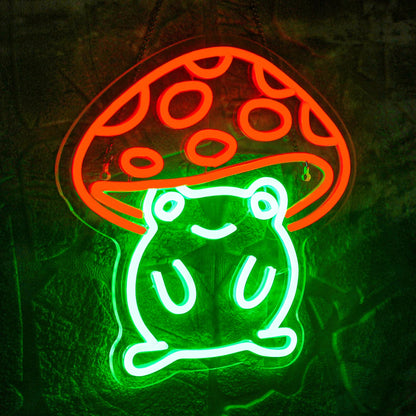 Cute Anime Frog 5V Mini USB  LED Neon Sign - Budget Friendly