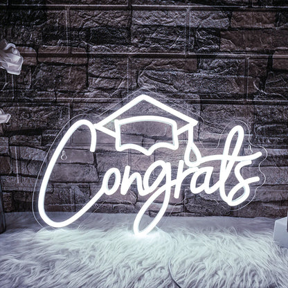 Congrats 5V Mini USB LED Neon Sign - Budget Friendly