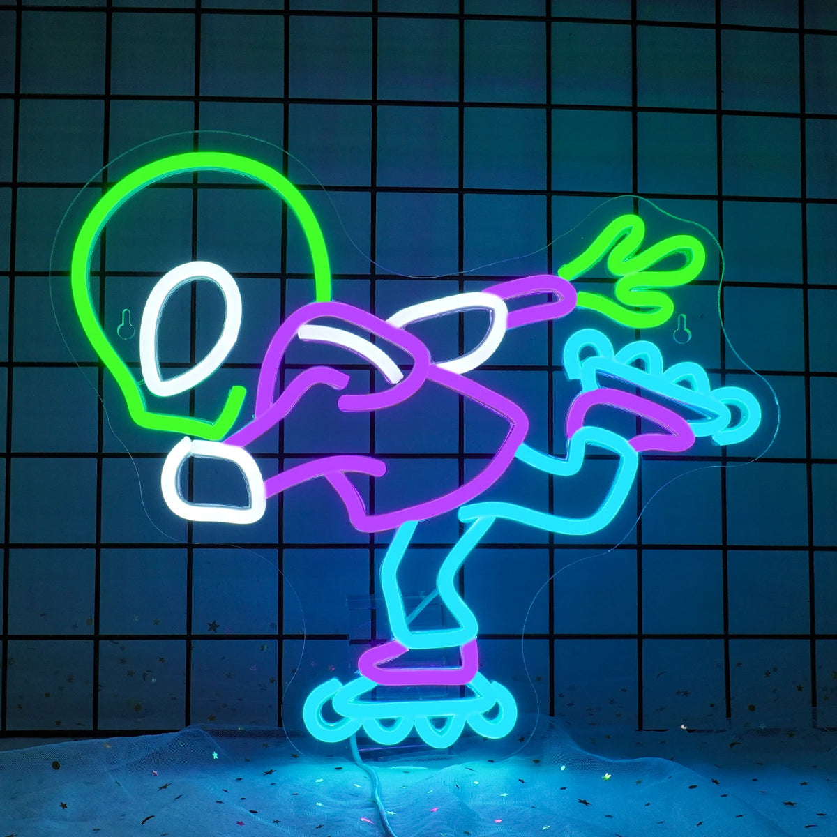 Insegna al neon a LED USB Alien 5V - Economica