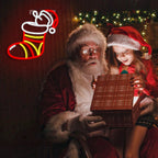 Calcetines navideños – neón LED (5 V USB)