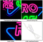 RETRO GAME – Háromszög – LED-neon felirat (5 V USB)