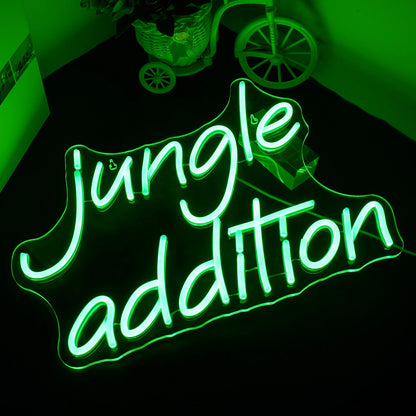 Jungle Addition 5V Mini USB  LED Neon Sign - Budget Friendly