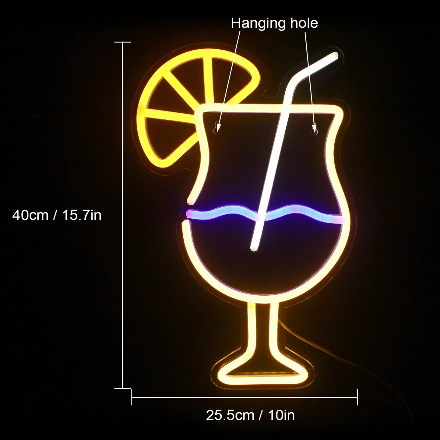 Drink Cup 5V Mini USB LED Neon Sign - Budget Friendly