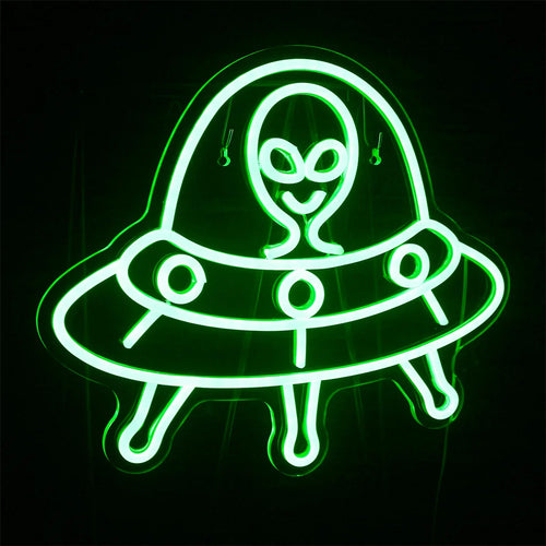 Zeleni izvanzemaljac – LED neonska dekoracija (5 V USB)