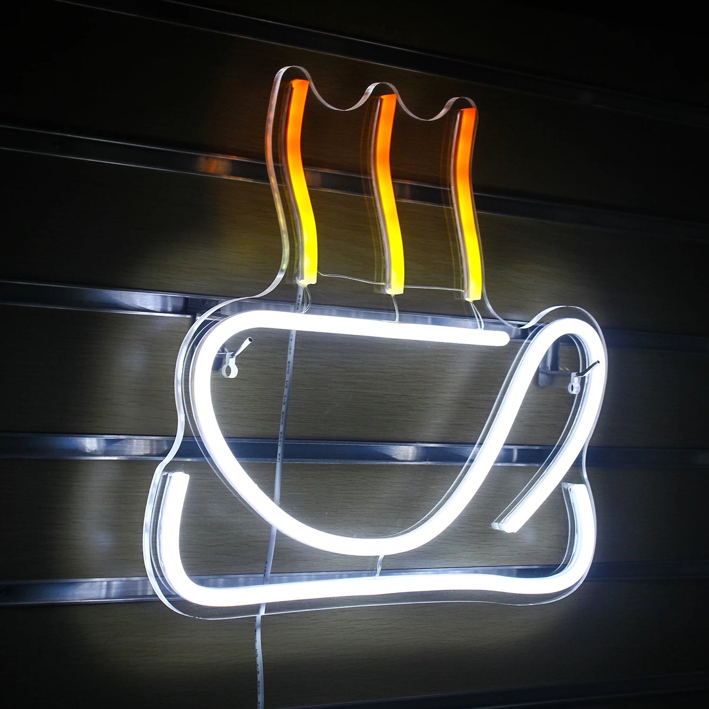 Colorful Coffee 5V Mini USB LED Neon Sign - Budget Friendly