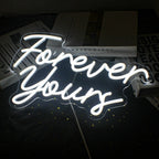 Forever Yours – semn luminos neon LED (5 V USB)