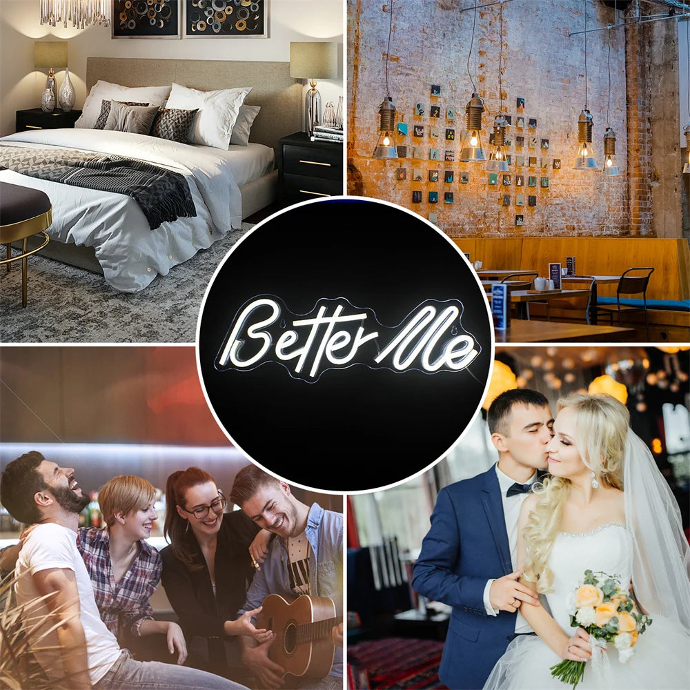 Better Me – LED-neoonsilt (5 V USB)