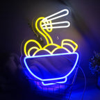 Японски нудли рамен – LED неонова табела (5 V USB)