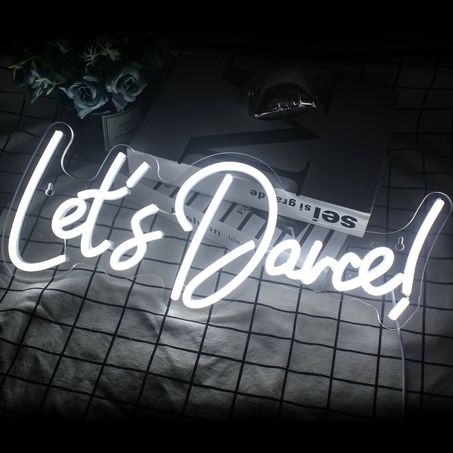 Let's Dance 5V USB LED Ljusskylt - Prisvärd