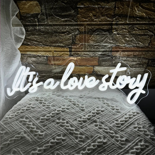 It's a Love Story – neon LED (5 V USB)