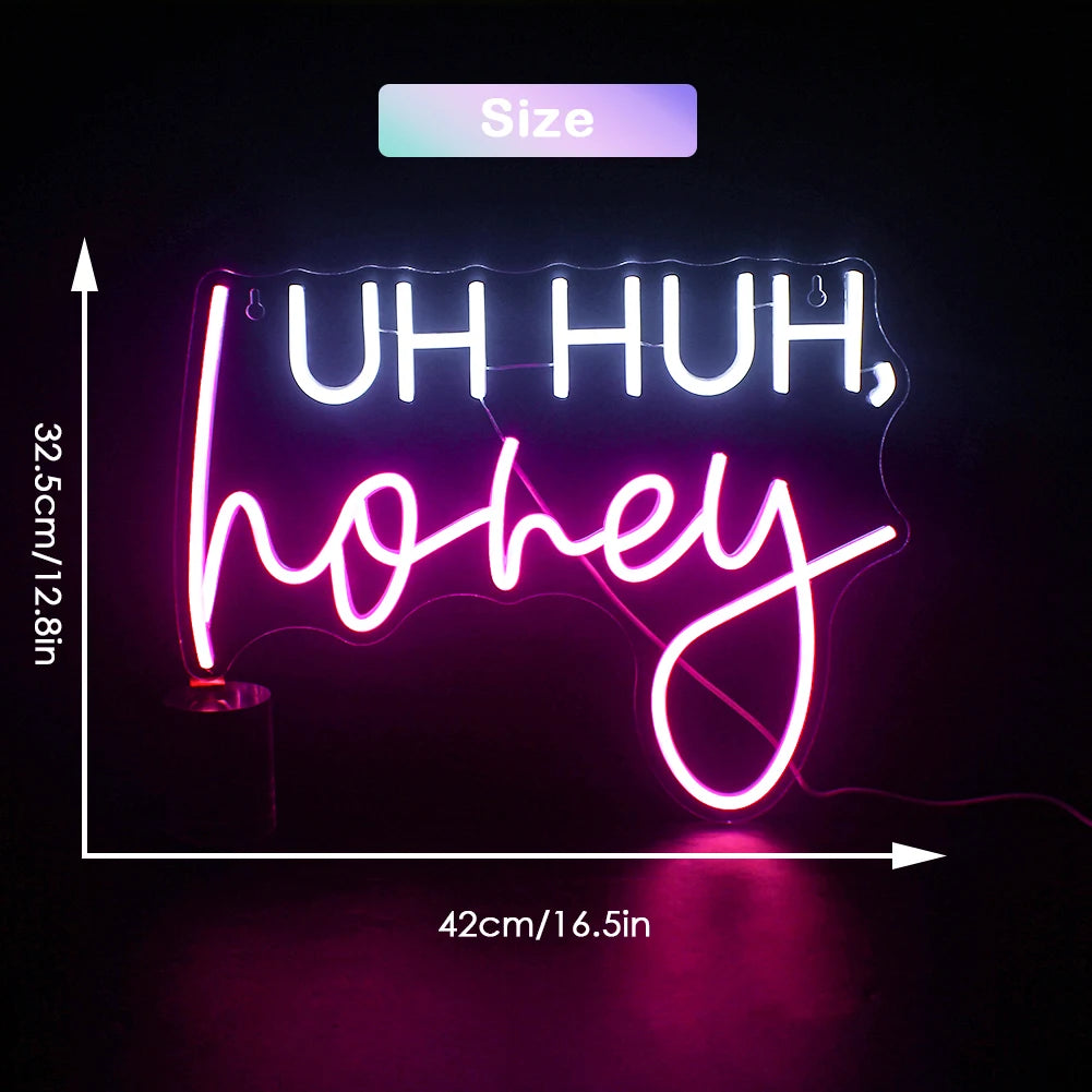 Huh Hand Sign Uh Huh LED Neon Sign: Custom Affordable Home Designs – The Art Neon