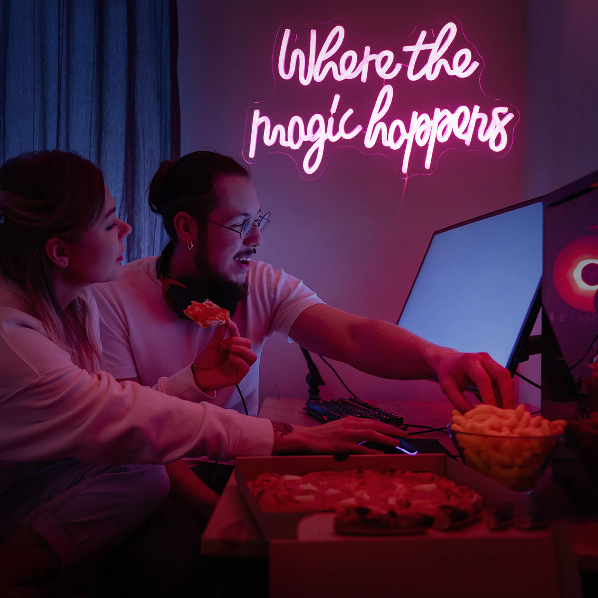 Where The Magic Happens – néon LED (5 V USB)