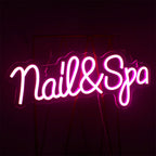 Nail & Spa – LED-Leuchtschild (5 V USB)