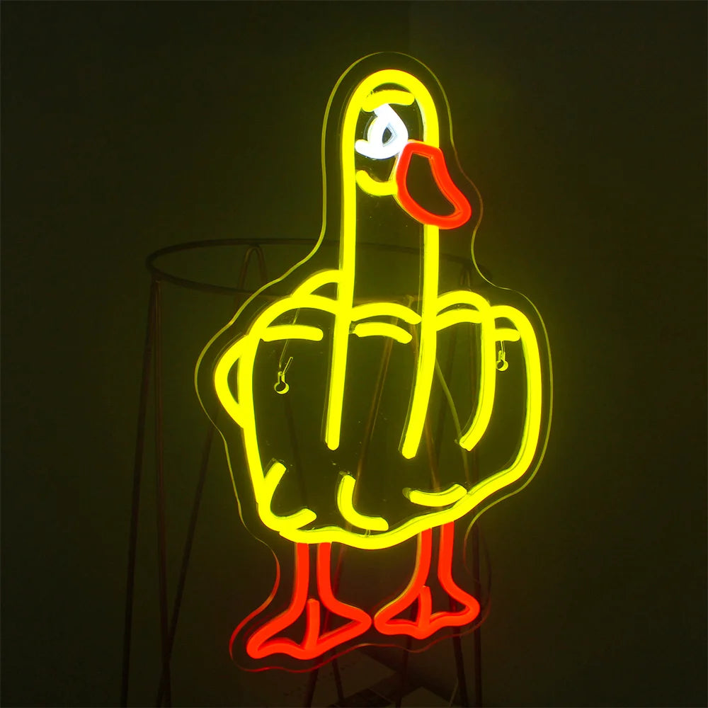 Canard – néon mural LED (5 V USB)