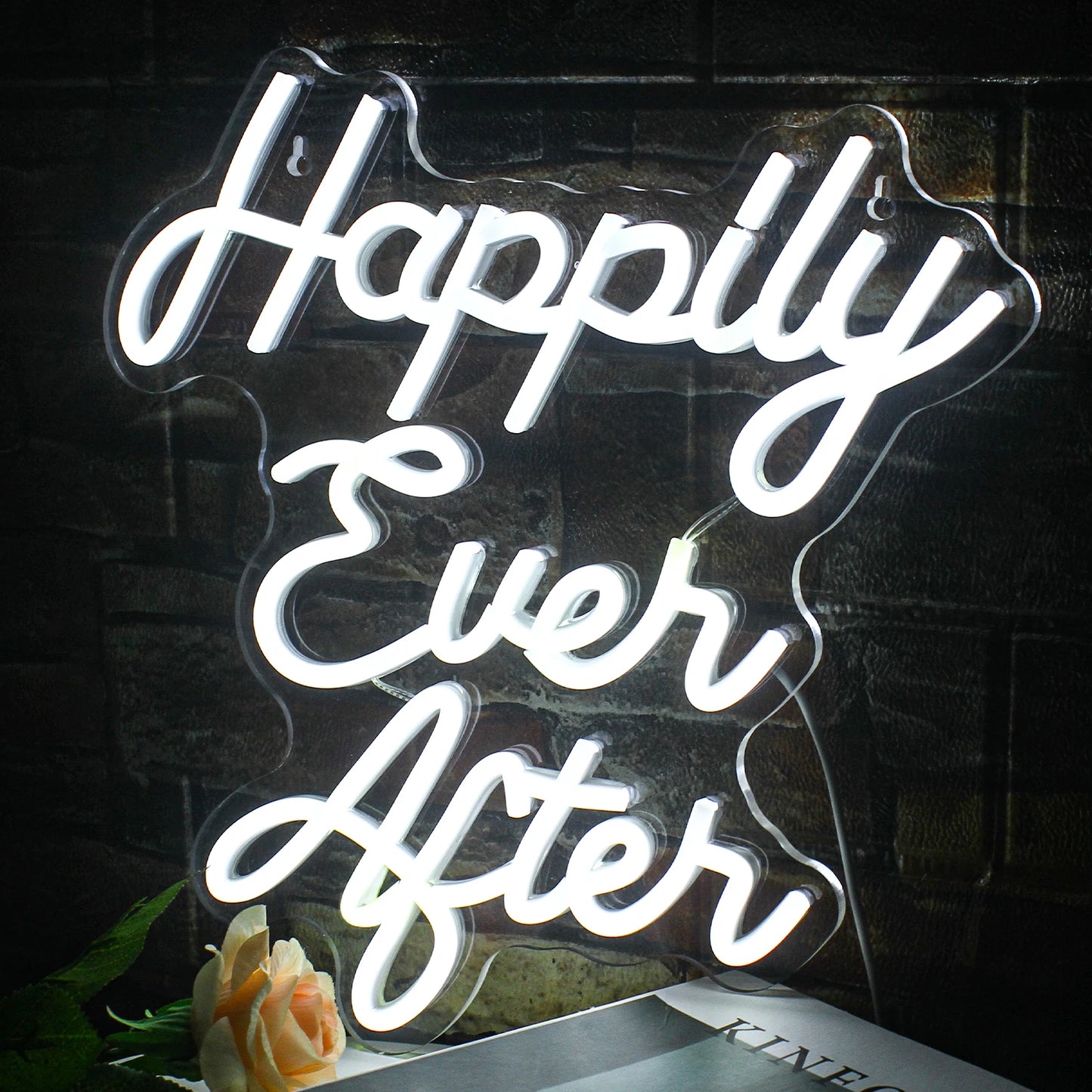 Happily Ever After 5V Mini USB LED Neon Sign - Budget Friendly