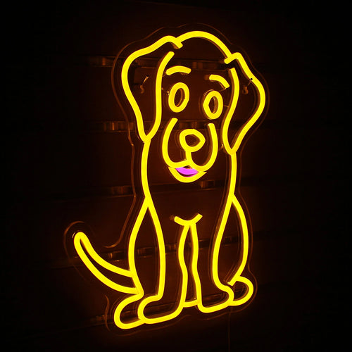 Motyw psa – neon LED (5 V USB)