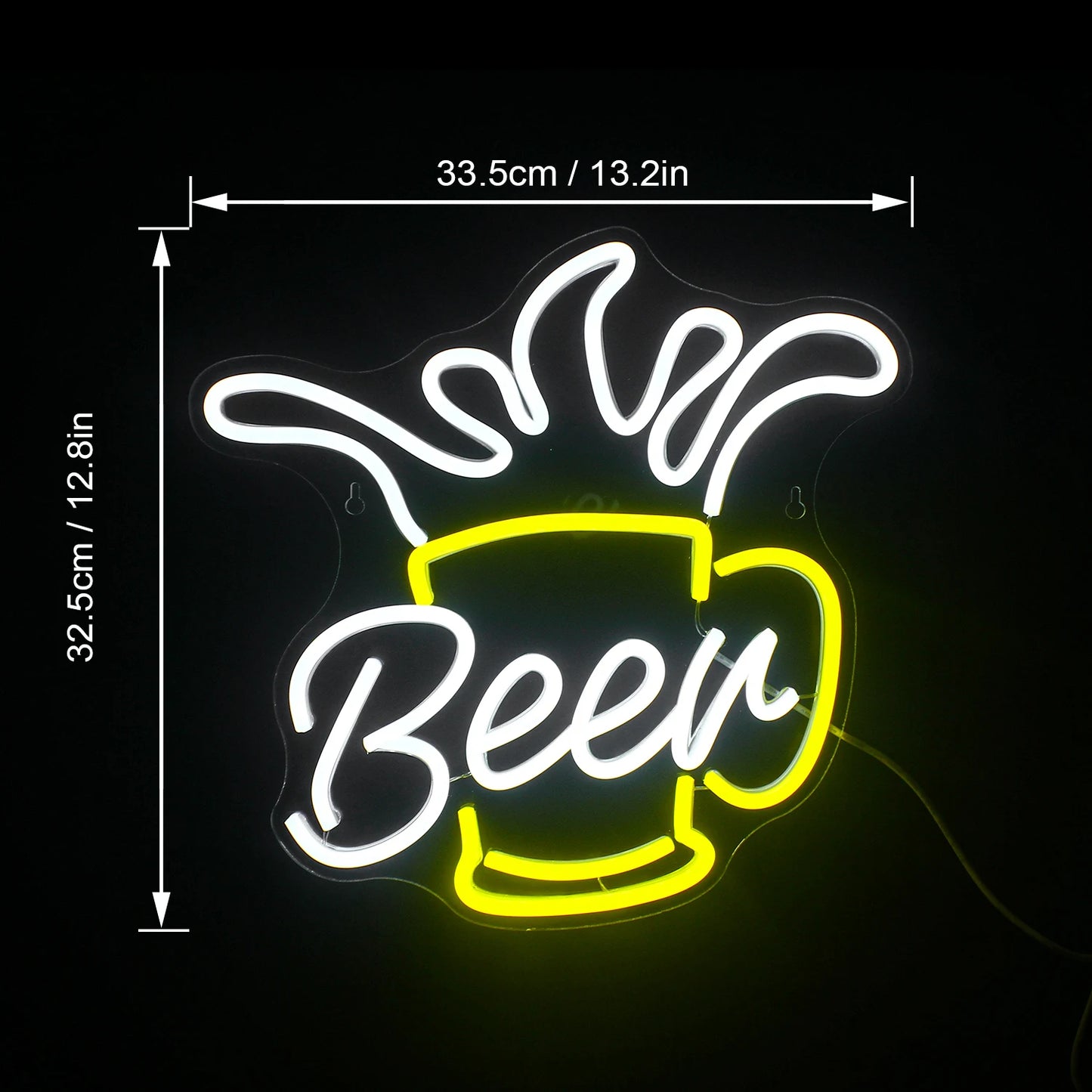 Beer 5V Mini USB LED Neon Sign - Budget Friendly