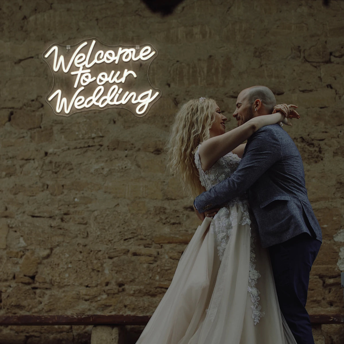 Welcome to our Wedding – LED neoninė iškaba (5 V USB)