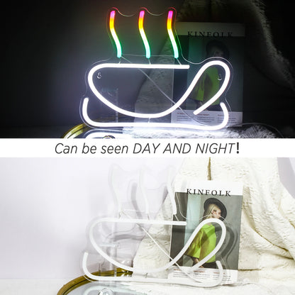 Colorful Coffee 5V Mini USB LED Neon Sign - Budget Friendly