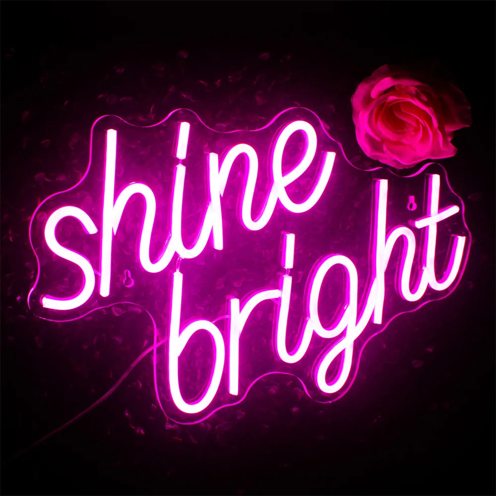 Shine Bright – néon LED (5 V USB)