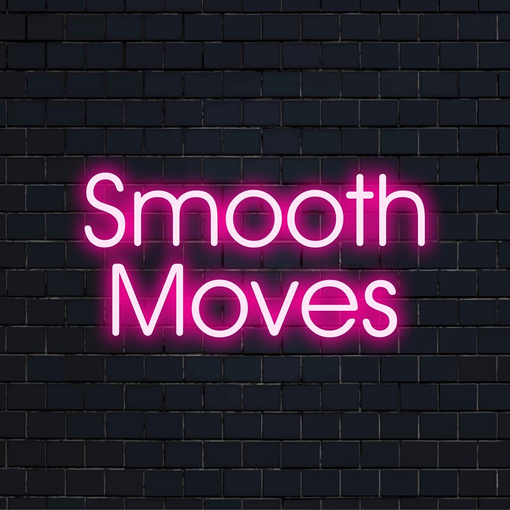 Led Sign That Moves Letrero LED Smooth Moves - Decoración Personalizada de Cartel de Neón ...