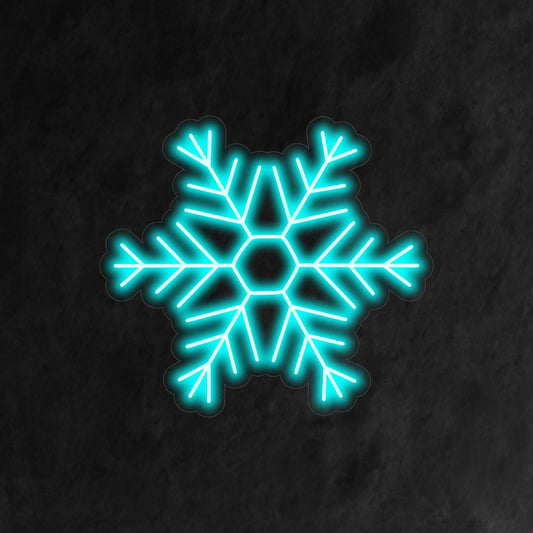 "Snowflake Neon Sign" is a winter-themed and festive addition to your interior. A neon light that captures the beauty of a delicate snowflake for a seasonal touch.