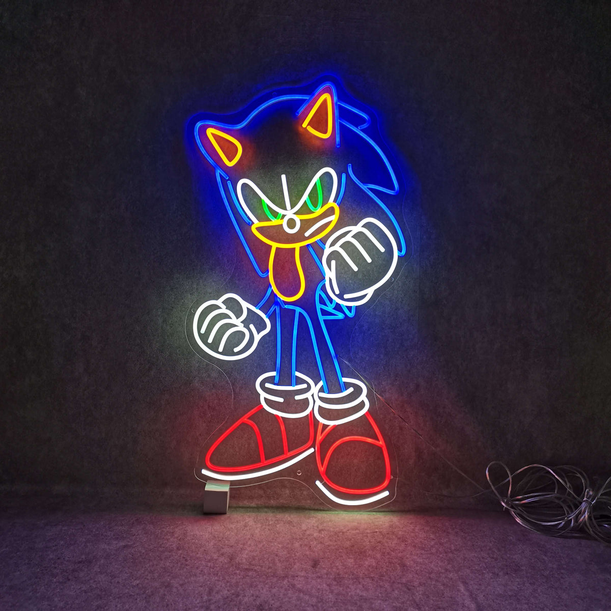 Conik Sign Sonic Neon Sign- Vibrant Lighting for Fans – The Art Neon
