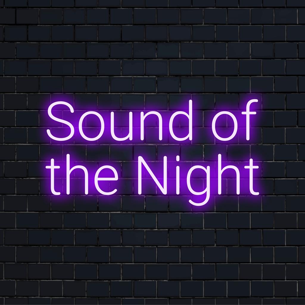 Sound Of The Night LED Neon Signs - Unique Neon Decor – The Art Neon