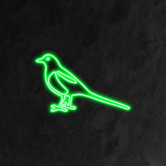 "Sparrow Neon Sign" adds a touch of nature with its delicate silhouette, casting a gentle glow for a serene and inviting atmosphere in your space.