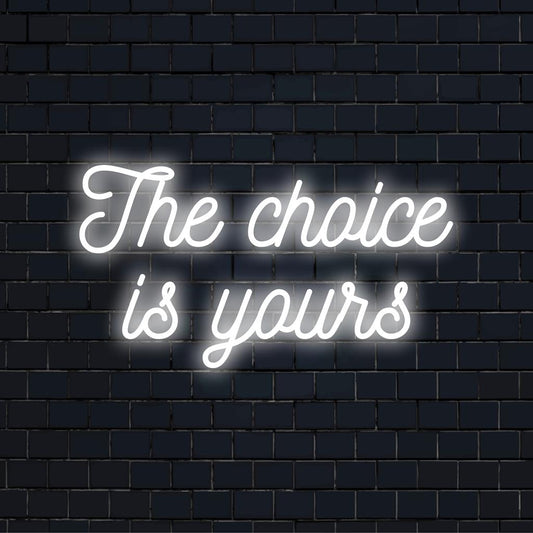 Votre phrase préférée dans une lumière LED éclatante, incarnant la maîtrise du néon sur mesure de la marque Art Neon. Enseigne néon LED personnalisée.